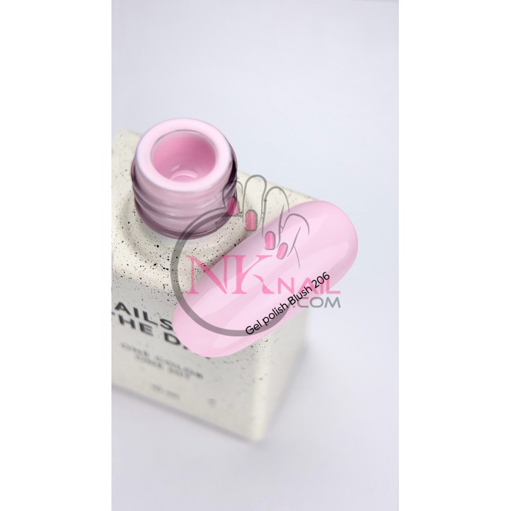 Гель-лак NAILSOFTHEDAY Blush 206, 10 мл TPO free
